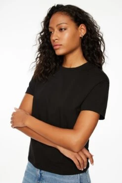 Dynamite Arlo T-Shirt In Jet Black