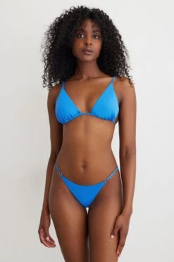 Dynamite Cheeky Bikini Bottom With Rings In Nebulas Blue