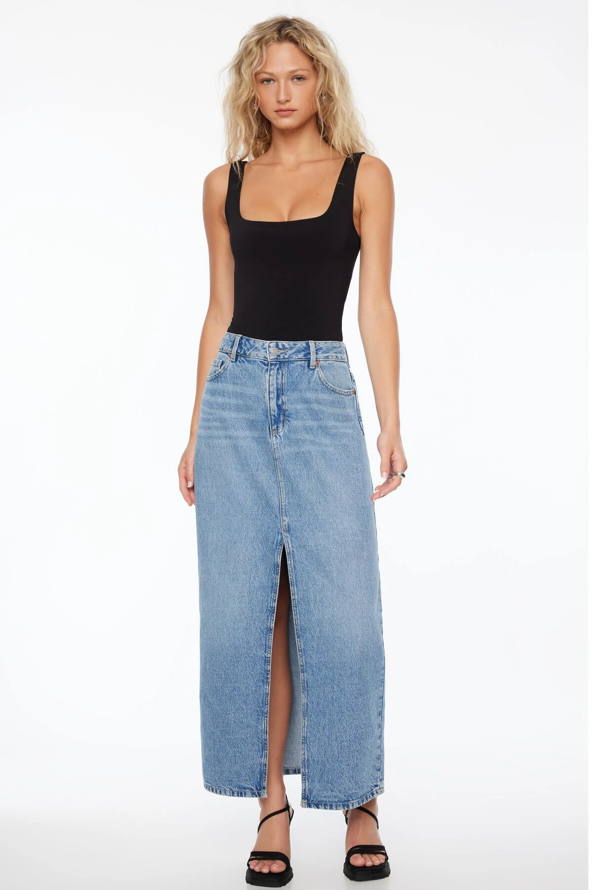 Dynamite Nessa Sculpt Sleeveless Bodysuit In Jet Black - Image 2