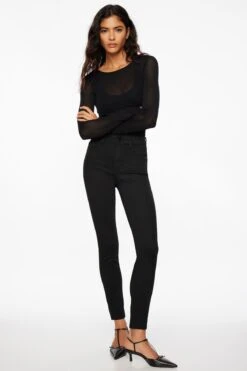 Dynamite Kate Ultimate Black Skinny Jeans In Ultimate Black
