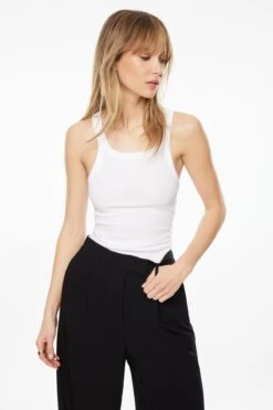 Dynamite Essentiæls | The Classic Tank Top In Bright White