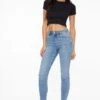 Dynamite Kate Skinny Jeans In Indigo Medium Light Blue
