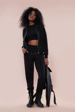 Dynamite Scuba Jogger Pants In Jet Black