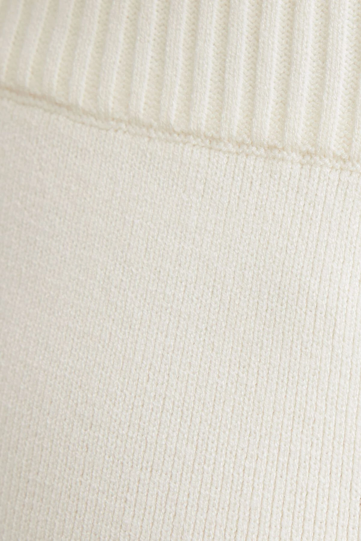 Dynamite Knitted Flared Pants In Marshmallow Beige - Image 5