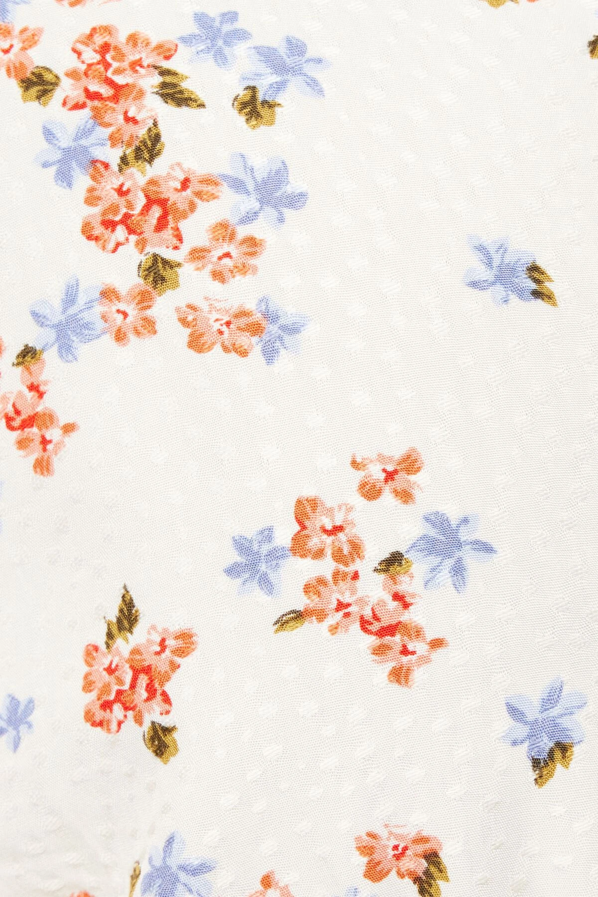 Dynamite Long Sleeve V-Neck Blouse In Pink Floral - Image 4