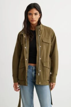 Dynamite Surplus Military Jacket In Army Green