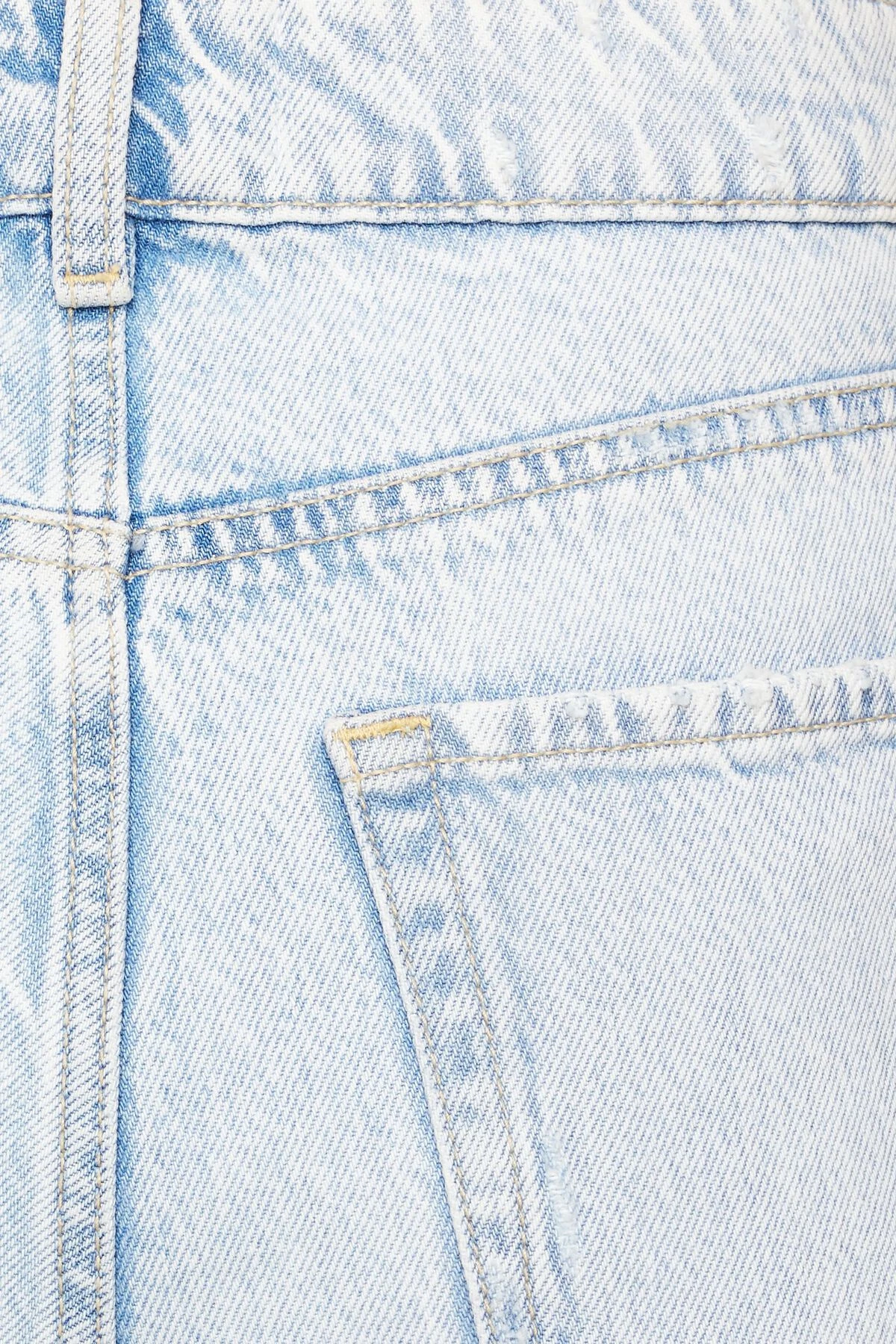 Dynamite Chiara Slim Straight Jeans In Indigo Light - Image 5