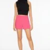 Dynamite Farryn Structured Shorts In Fandango Pink