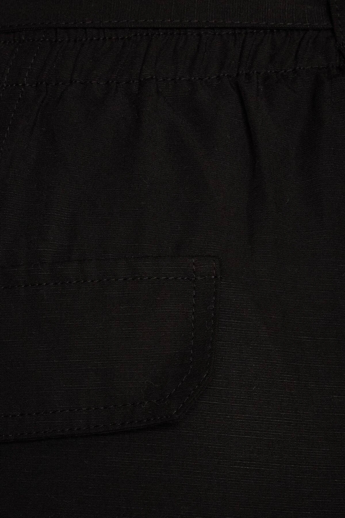 Dynamite Simone Cargo Pants With Belt In Jet Black - Image 5