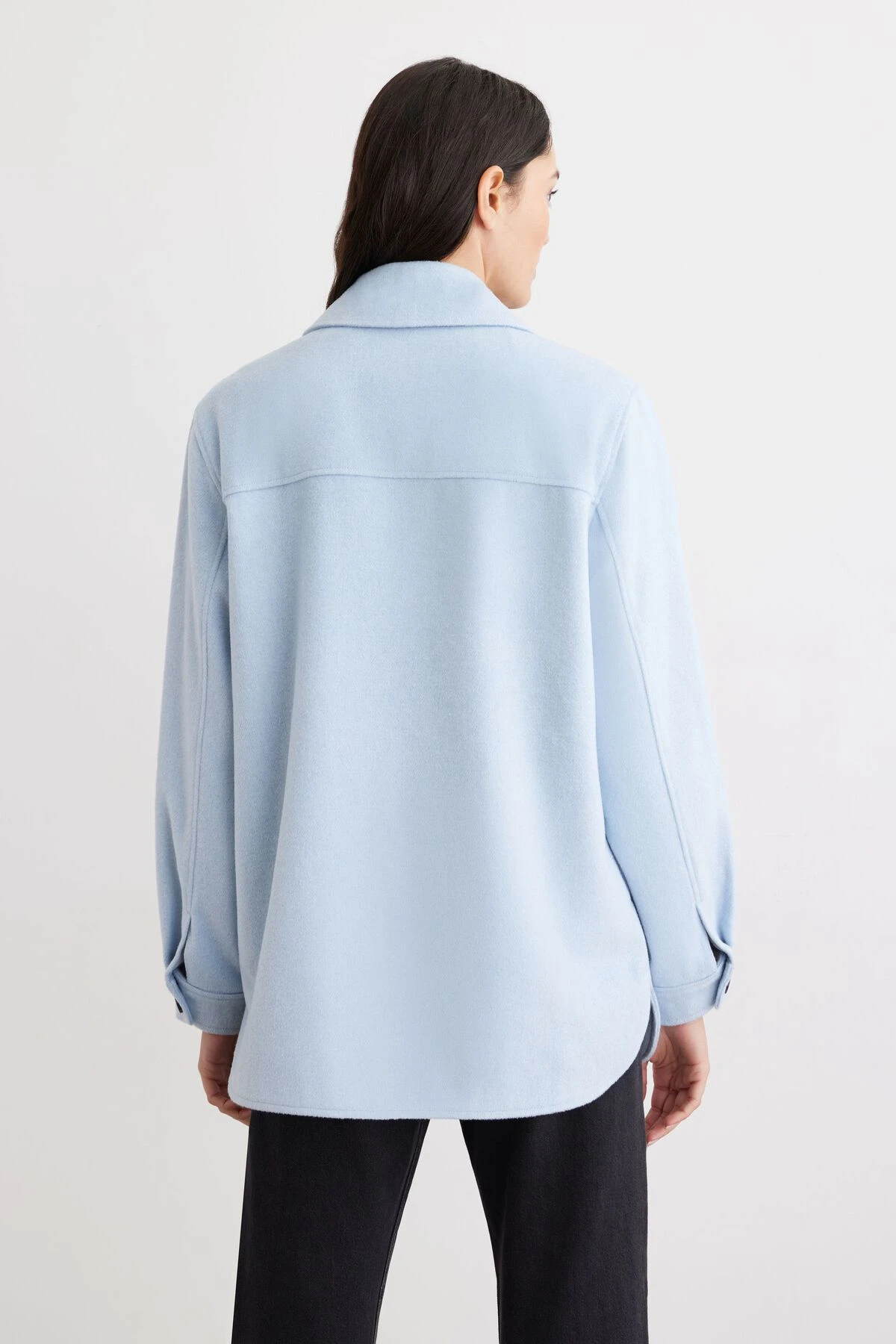 Dynamite York Shacket In Kentucky Blue - Image 4