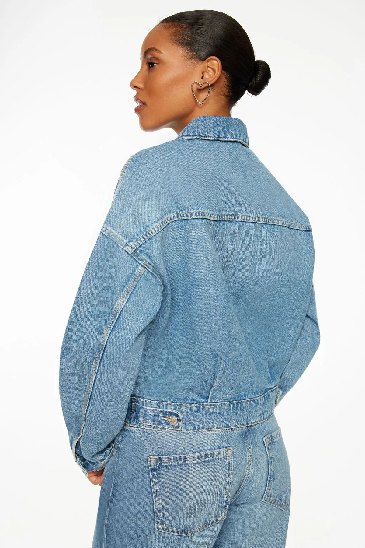 Dynamite Denim Jacket In Indigo Medium - Image 5