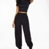 Dynamite Daria Utility Jogger Pants In Jet Black