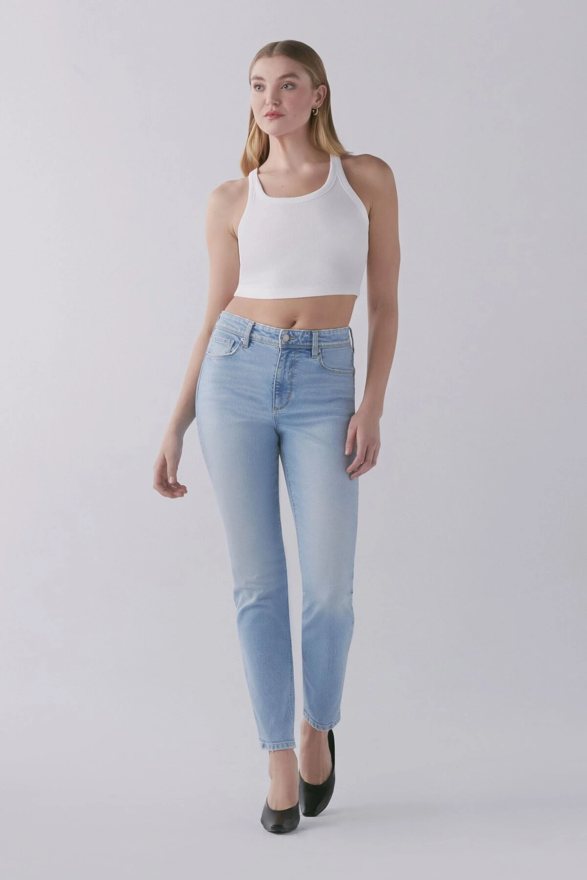 Dynamite Kate Skinny Jeans In Indigo Light