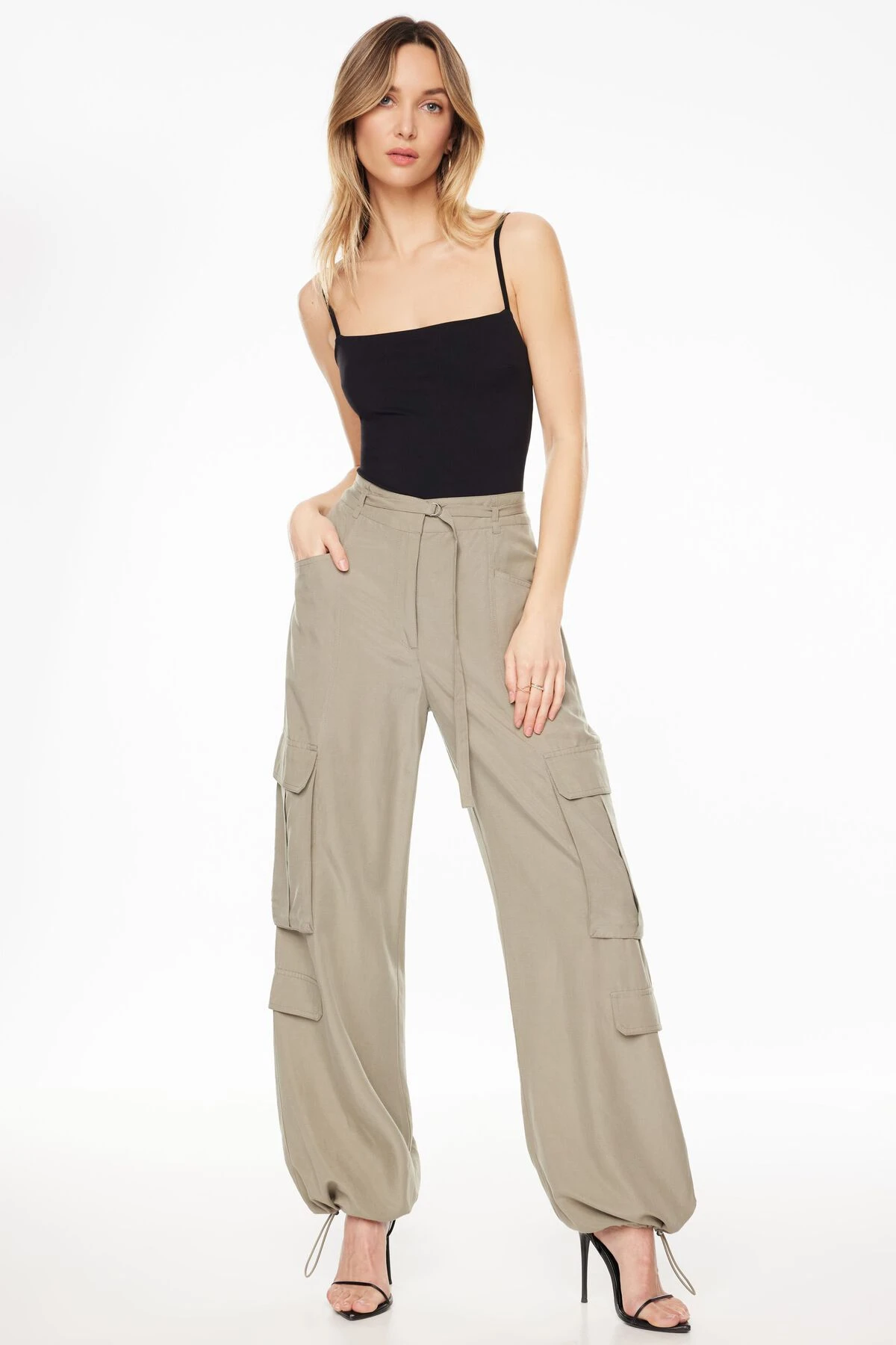 Dynamite Mylah Sculpt Open Back Bodysuit In Jet Black - Image 3