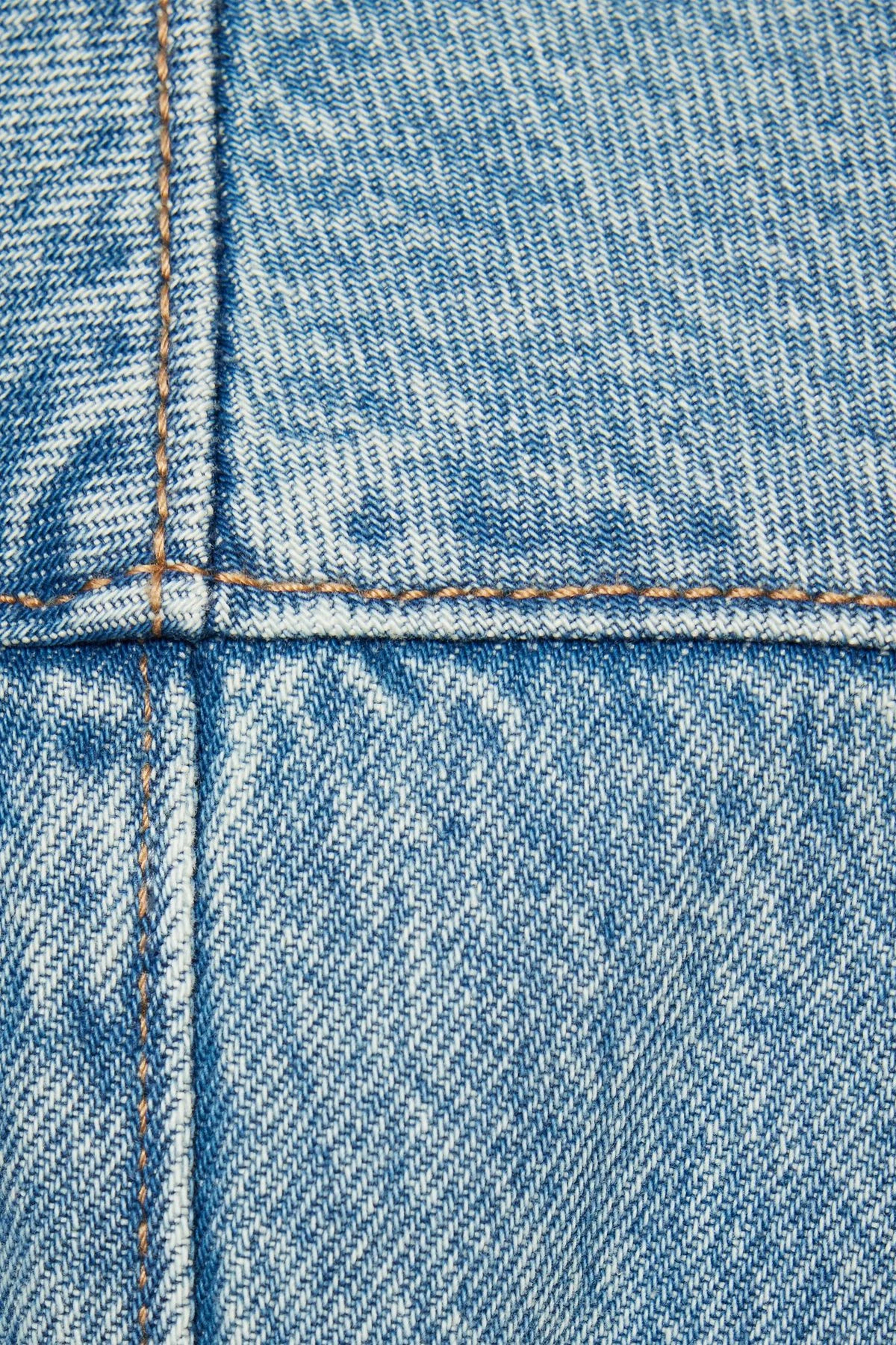 Dynamite Denim Trench Coat In Indigo Medium Light - Image 4