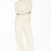 Dynamite Relaxed Jogger Pants In Polished Pearl Beige