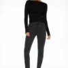 Dynamite Kate Skinny Jeans In Medium Dark Black