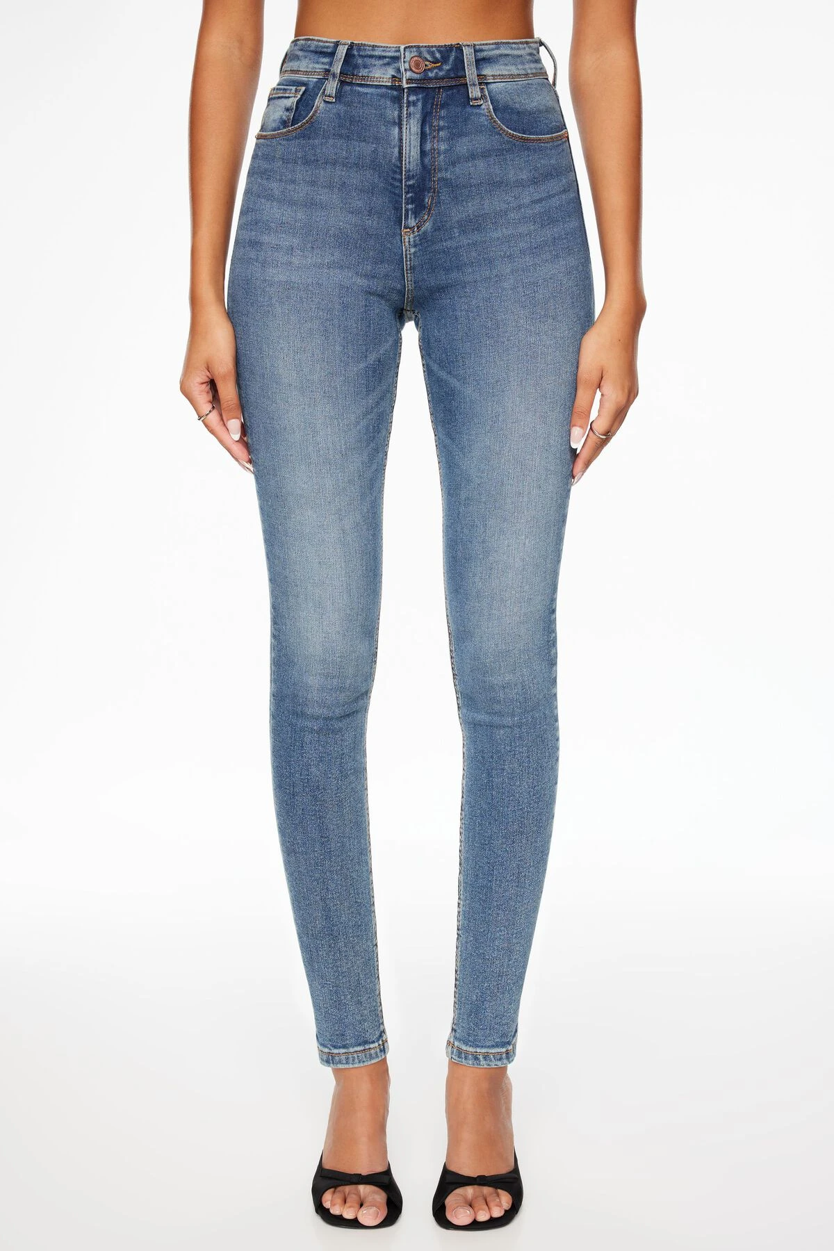 Dynamite Kate Skinny Jeans In Indigo Medium - Image 2