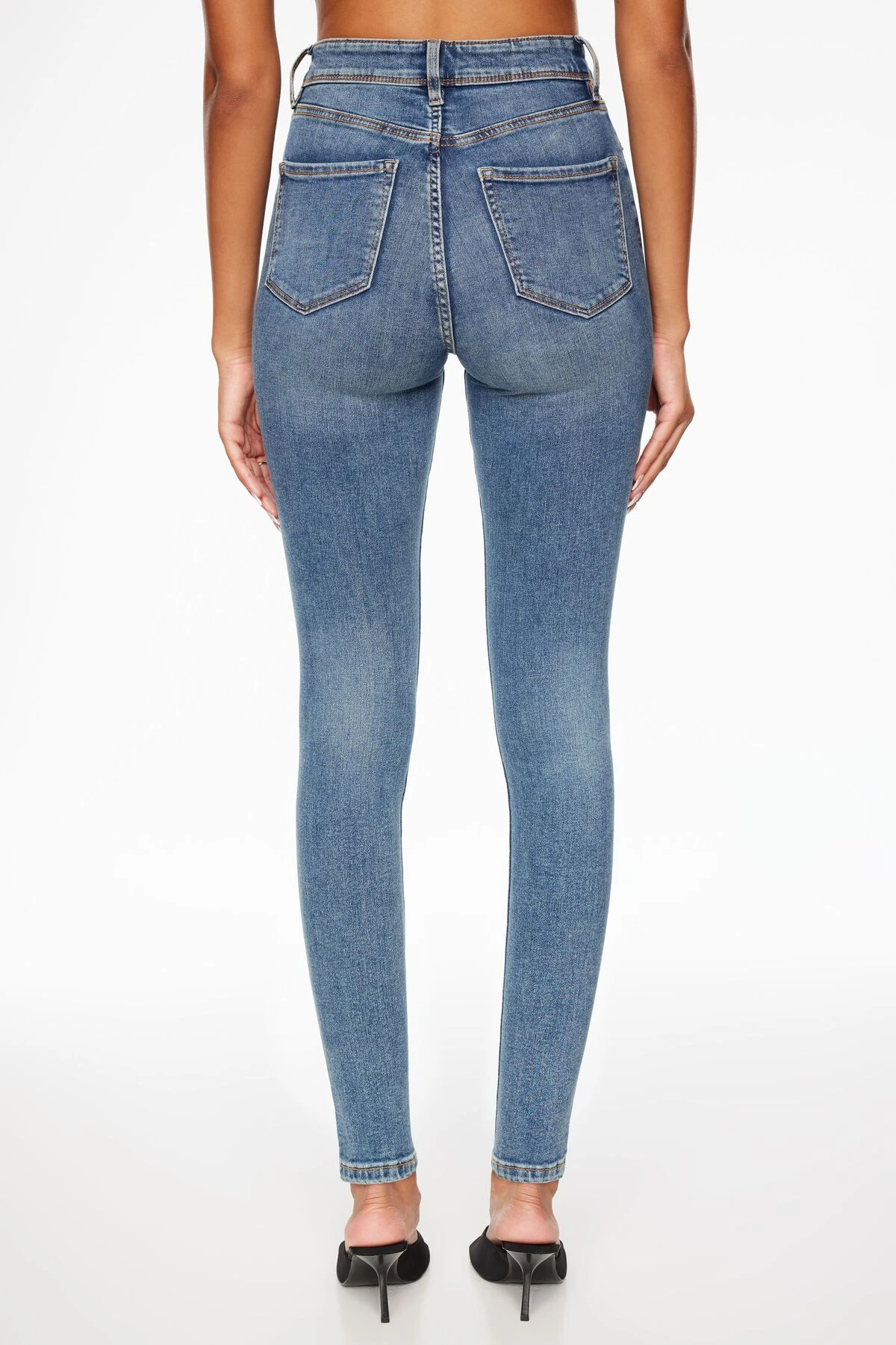 Dynamite Kate Skinny Jeans In Indigo Medium - Image 3