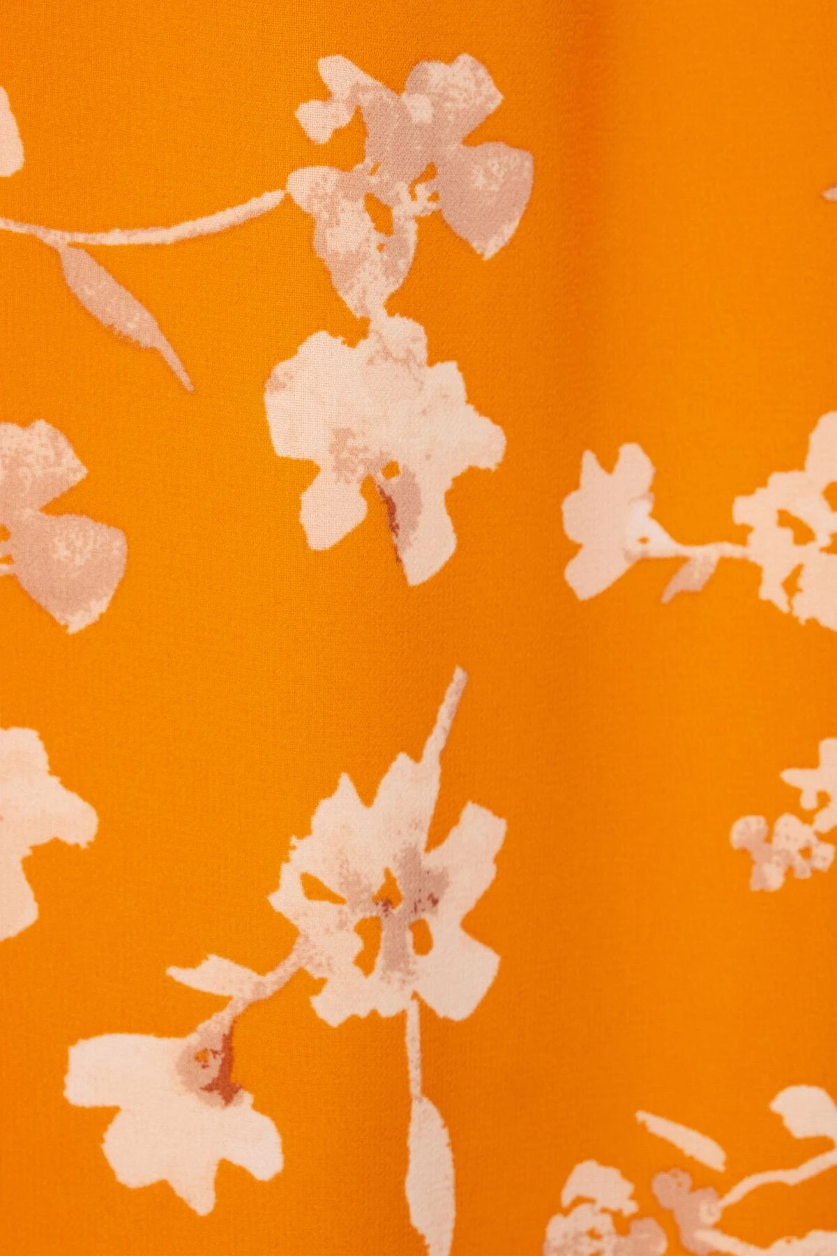 Dynamite Leigh Strappy Back Maxi Dress In Orange Floral - Image 6