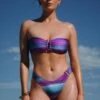 Dynamite Ring Linked Bikini Bottom In Purple Ombre