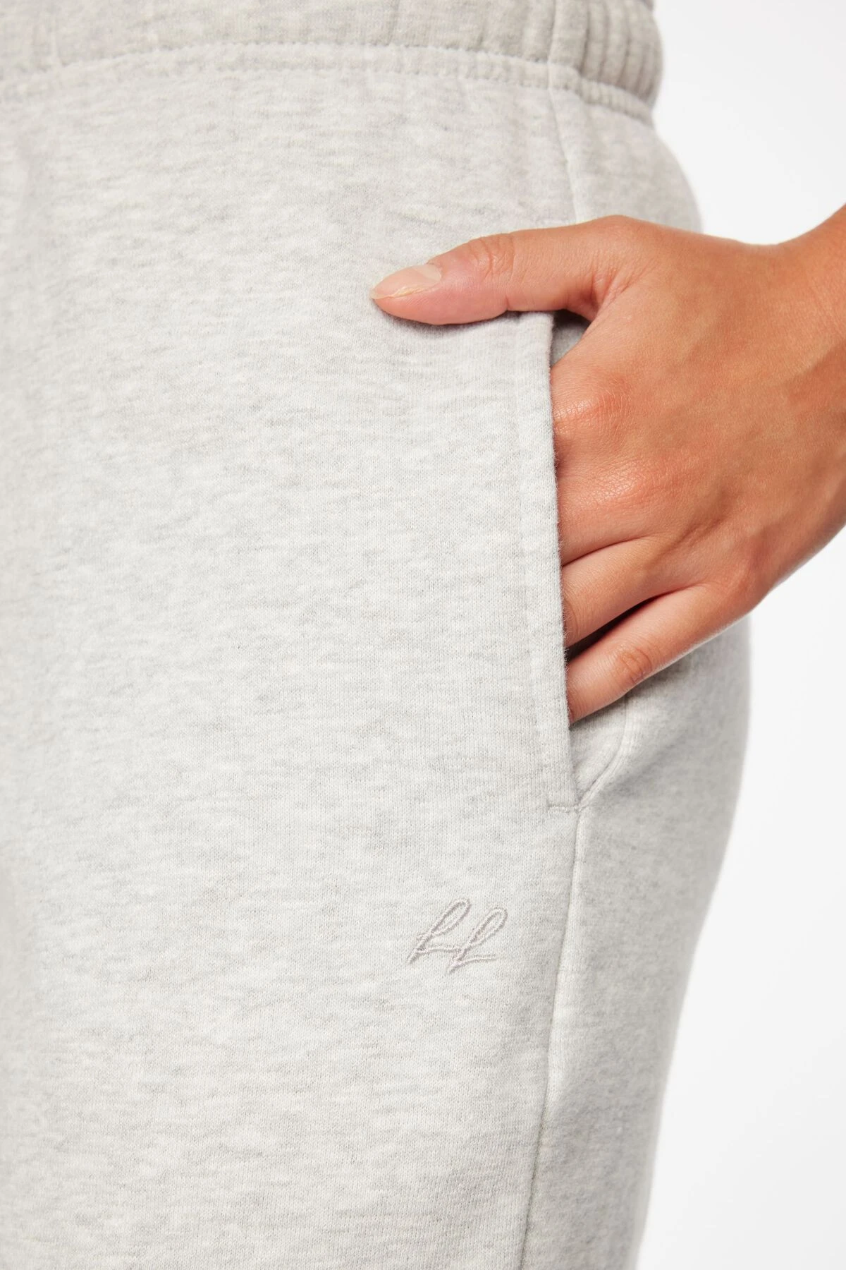 Dynamite Fleece Jogger Pants In Fall Grey Mix - Image 5