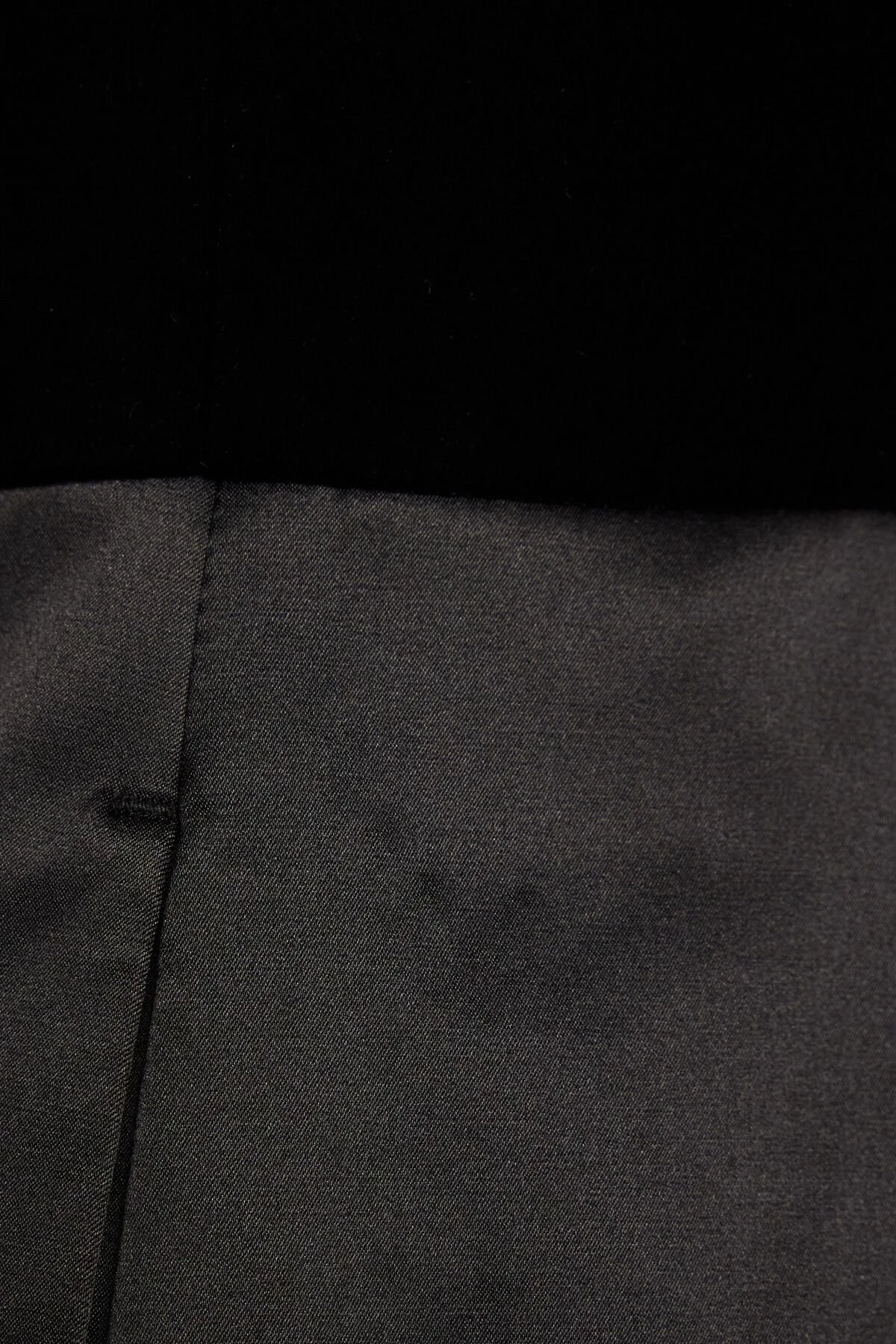 Dynamite Bare Romper With Bow In Jet Black - Image 4