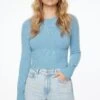 Dynamite Heavenlyarn™ Spongy Bodycon Sweater In Clouded Blue