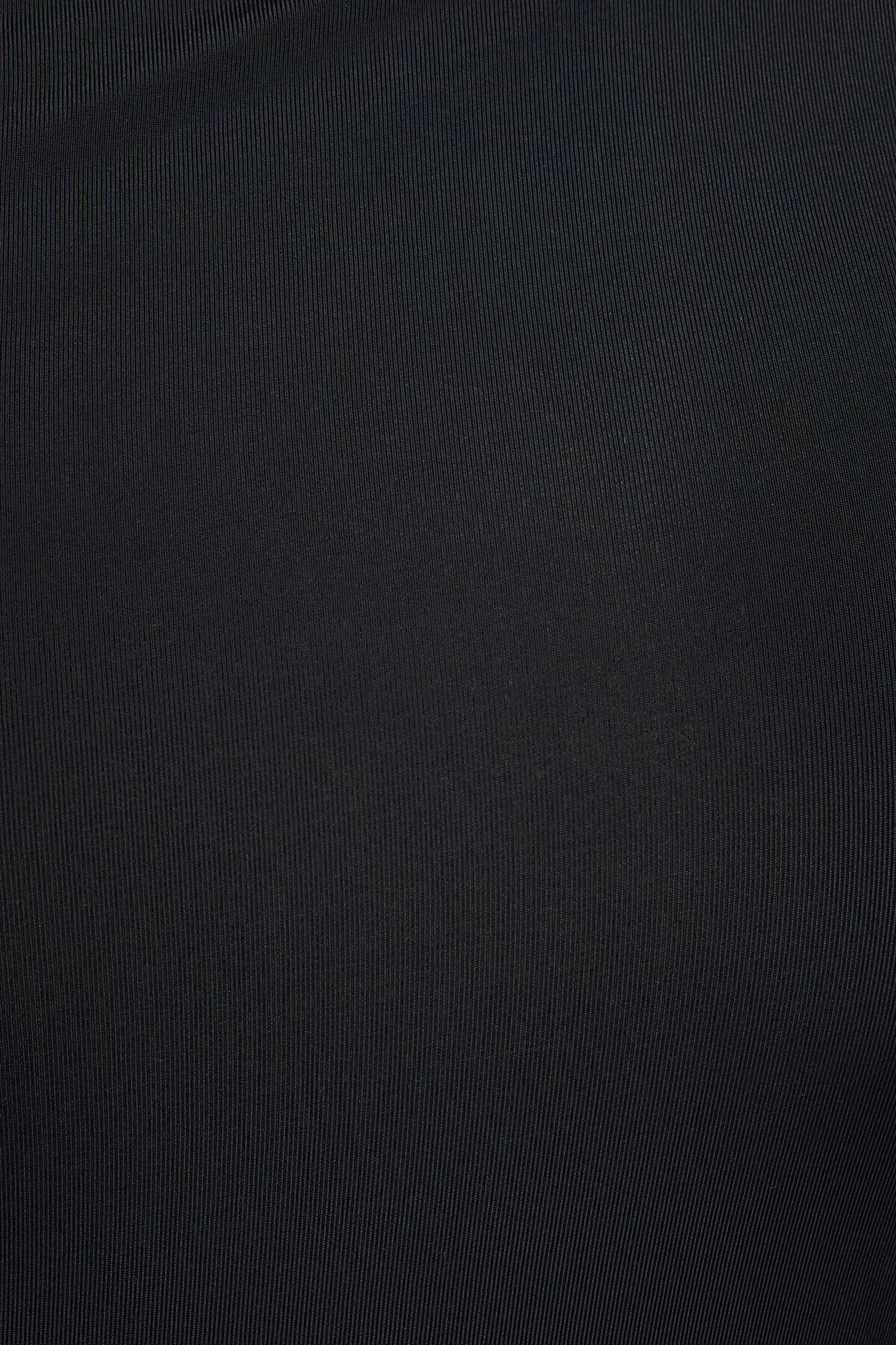 Dynamite One Shoulder Cutout One Piece In Jet Black - Image 6