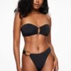Dynamite Organic Hardware Bikini Bottom In Jet Black