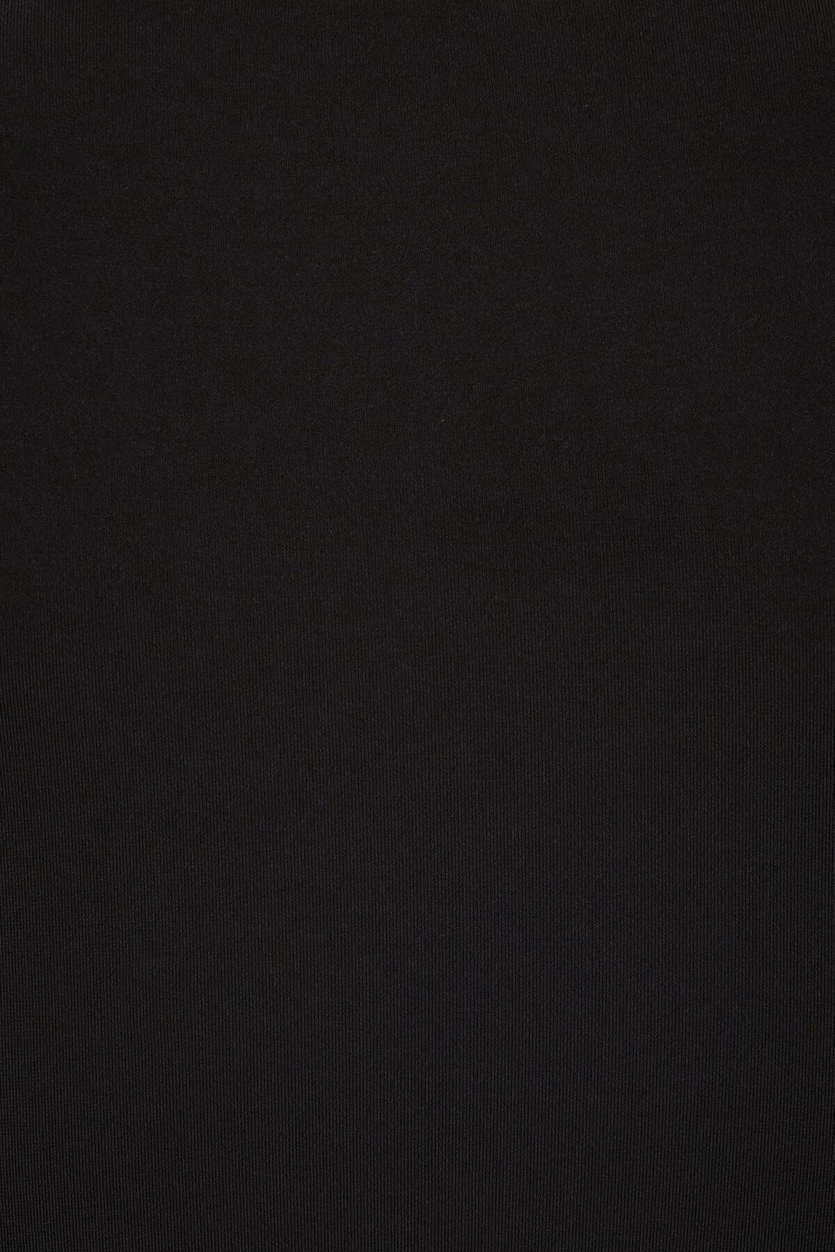 Dynamite Maren Sculpt Square Neck Bodysuit In Jet Black - Image 4