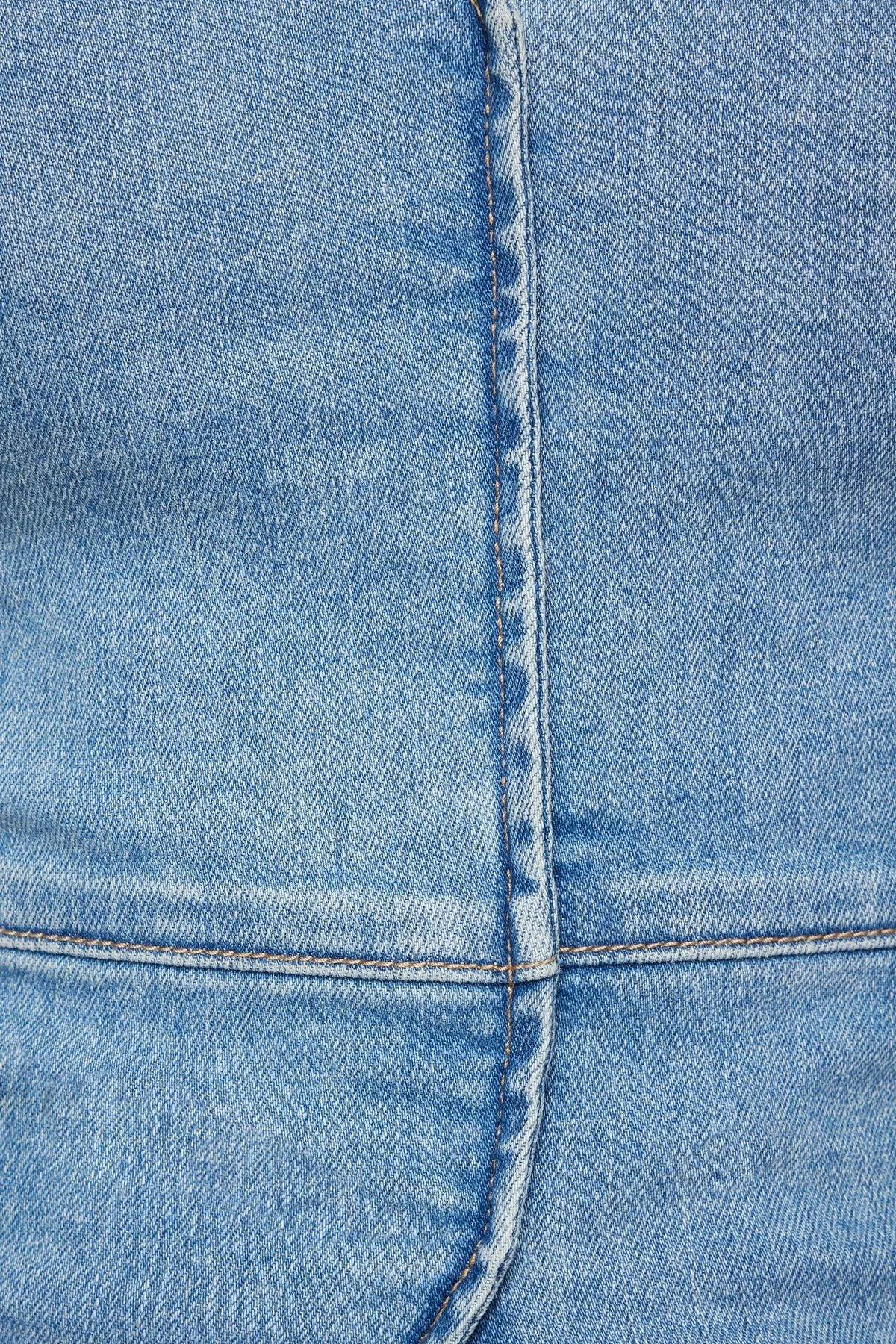 Dynamite Sweetheart Denim Bustier Top In Indigo Medium - Image 4