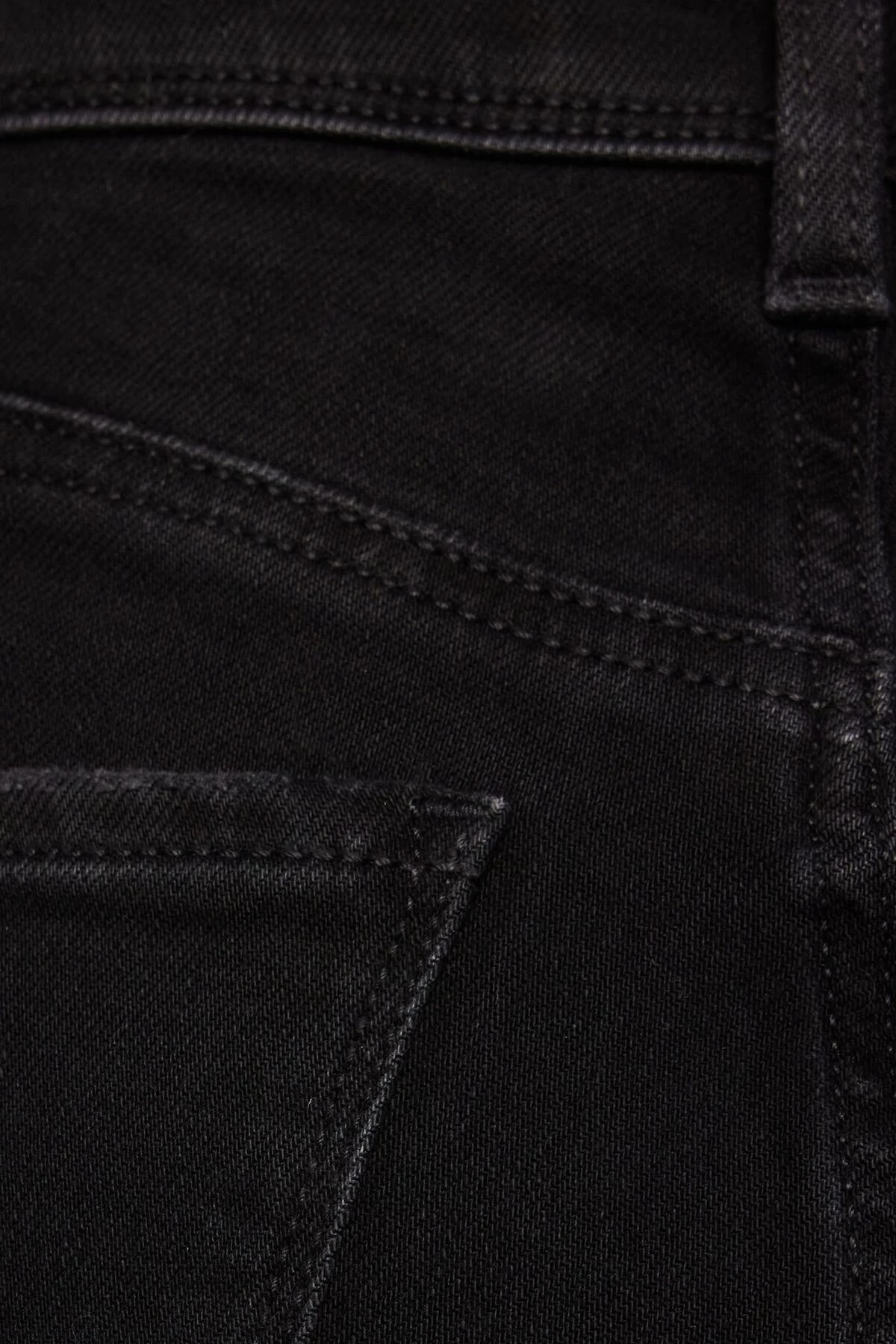 Dynamite Inez Slim Jeans In Dark Black - Image 5