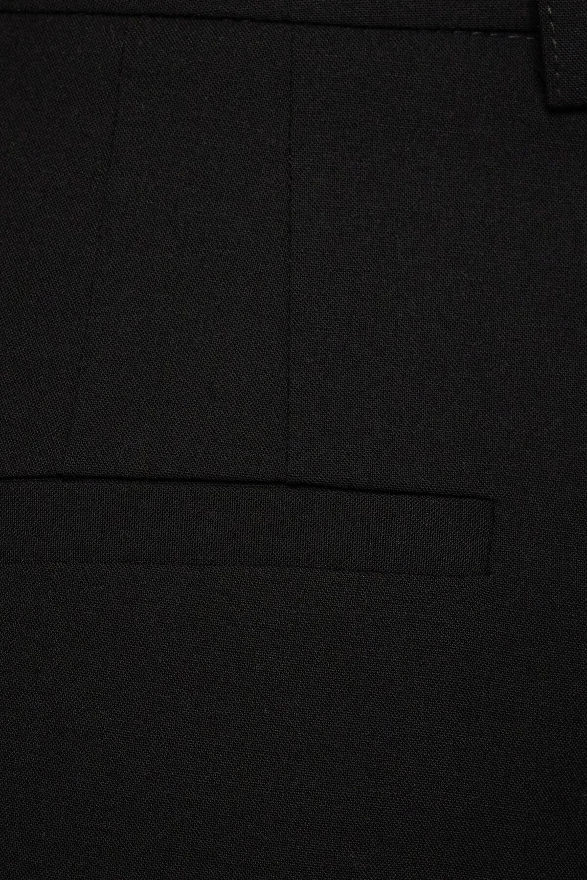 Dynamite Sofia Pleated Straight Leg Pants In Jet Black - Image 5