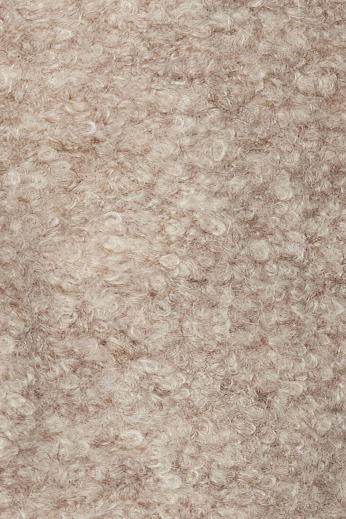 Dynamite Boucle Mock Neck Sweater In Mink Taupe - Image 5