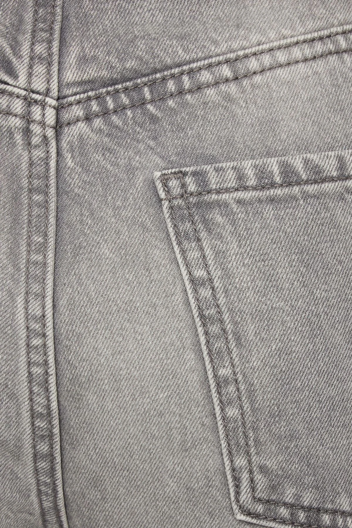 Dynamite Justina Straight Leg Jeans In Black/Medium Light - Image 4