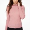 Dynamite Maisie Popcorn Textured Top In Raspberry Crush Pink