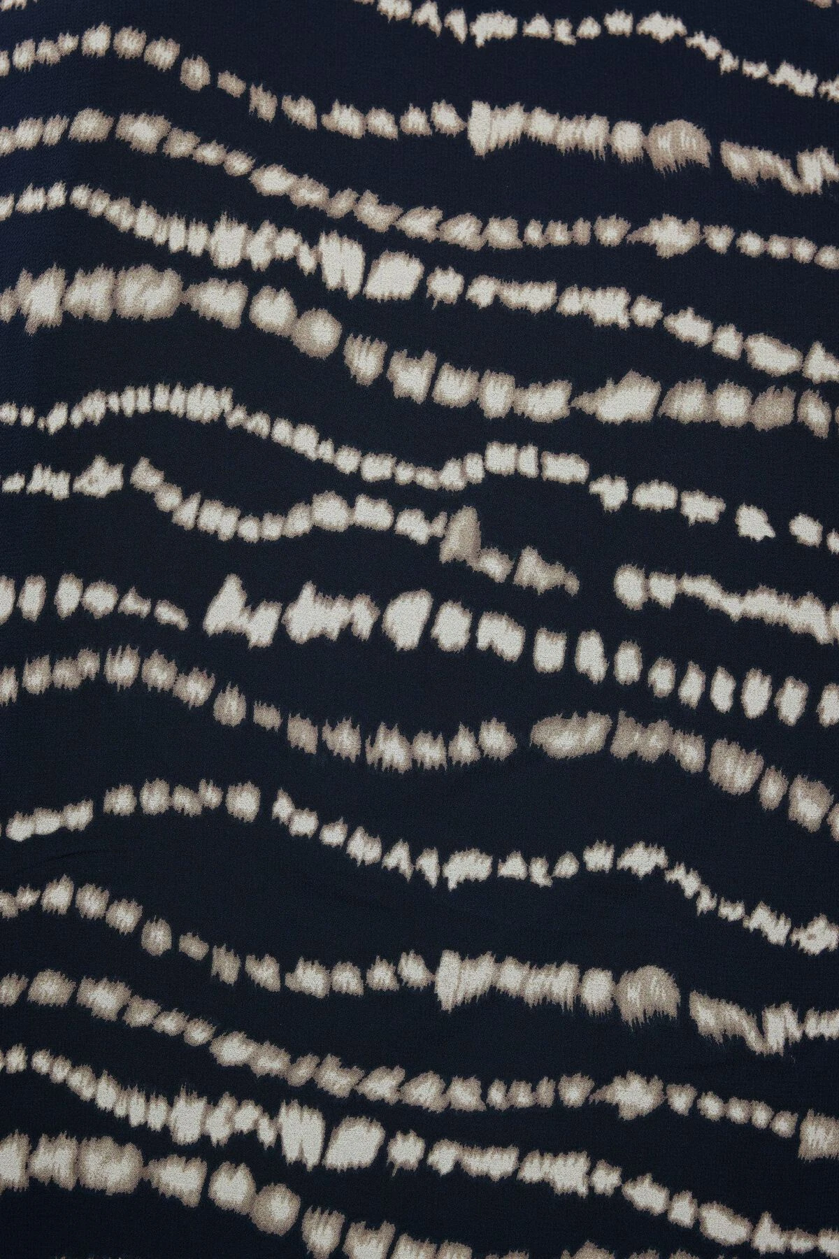 Dynamite Graphic Wrap Top In Navy Wave - Image 4